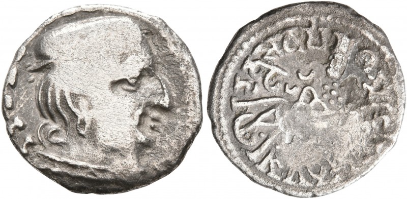 INDO-SKYTHIANS, Western Satraps. Isvaradatta, Abhira Intruder, 242-243. Drachm (...