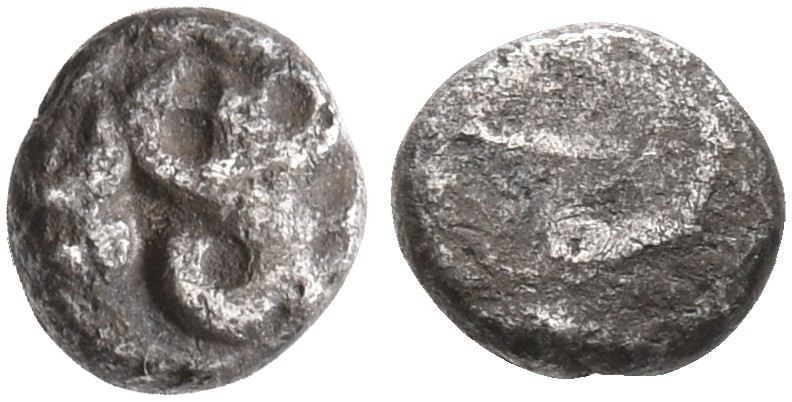 INDIA, Mauryan Empire. Mashaka (Silver, 5 mm, 0.13 g), circa 3rd-2nd century BC....