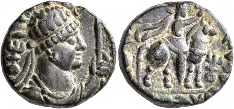 INDIA, Kushan Empire. Vima Takto (Soter Megas), circa 80-100. Tetradrachm (Bronz...