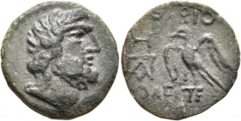 SCYTHIA. Olbia. Pseudo-autonomous issue. AE (Bronze, 17 mm, 2.83 g, 11 h). Laure...