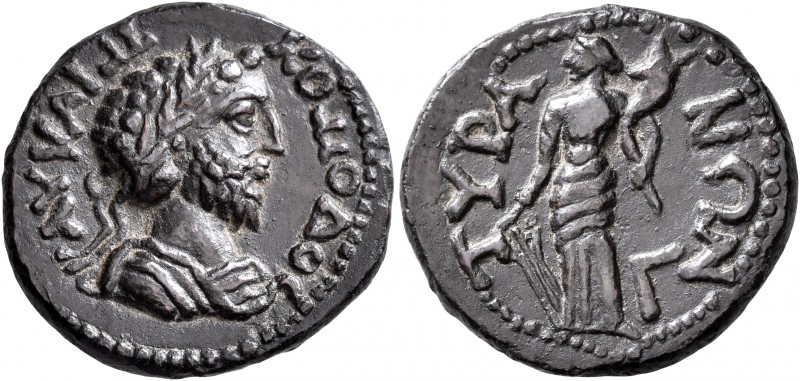 SCYTHIA. Tyra. Commodus, 177-192. Triassarion (Bronze, 22 mm, 5.60 g, 7 h). ΑΥ Κ...