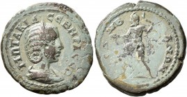 THRACE. Mesembria. Otacilia Severa, Augusta, 244-249. Diassarion (Bronze, 22 mm, 5.76 g, 1 h). Μ ΩΤΑΚΙΛ ϹЄΒΗΡΑ ϹЄΒ Diademed and draped bust of Otacili...