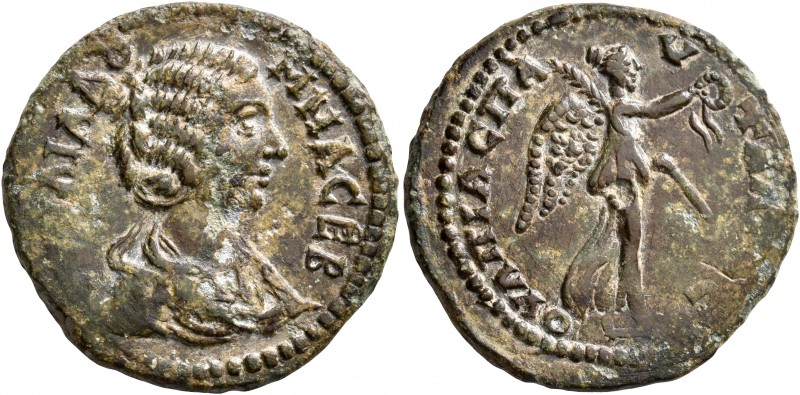 THRACE. Pautalia. Julia Domna, Augusta, 193-217. Diassarion (Bronze, 24 mm, 7.37...