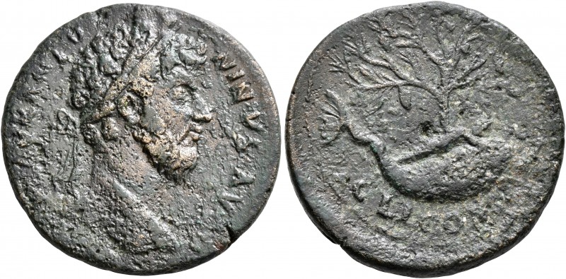 CORINTHIA. Corinth. Marcus Aurelius, 161-180. Diassarion (Bronze, 26 mm, 10.16 g...