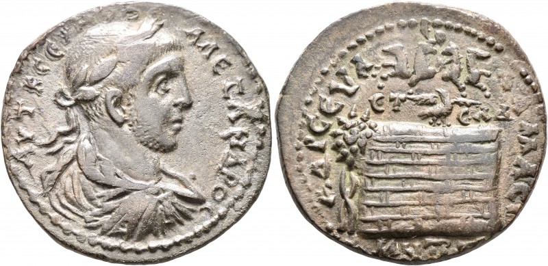 PONTUS. Amasia. Severus Alexander, 222-235. Hexassarion (Bronze, 34 mm, 26.45 g,...