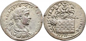PONTUS. Amasia. Severus Alexander, 222-235. Hexassarion (Bronze, 37 mm, 29.10 g, 1 h), CY 234 = 232/3. ΑΥ Κ ϹЄΥΗ ΑΛЄΞΑΝΔΡΟϹ Laureate, draped and cuira...