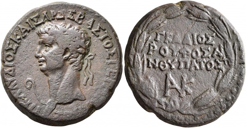 BITHYNIA. Nicaea. Claudius, 41-54. Diassarion (Orichalcum, 23 mm, 8.29 g, 12 h),...