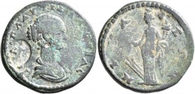 BITHYNIA. Nicaea. Plautilla, Augusta, 202-205. Tetrassarion (?) (Bronze, 27 mm, 13.23 g, 7 h). ΦΟΥΛ ΠΛΑΥΤΙΛΛΑ CΕΒΑC Draped bust of Plautilla to right;...