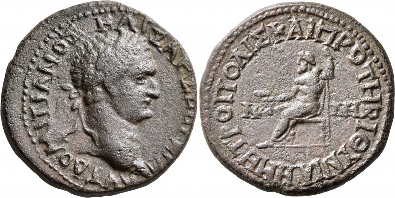 BITHYNIA. Nicomedia. Domitian, 81-96. Diassarion (Bronze, 28 mm, 13.60 g, 8 h). ...