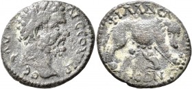 LYDIA. Philadelphia. Septimius Severus, 193-211. Assarion (Bronze, 23 mm, 5.15 g, 6 h). AY K Λ CЄOYHPOC Laureate head of Septimius Severus to right. R...