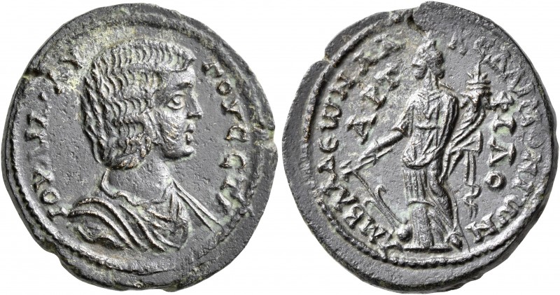 PISIDIA. Amblada. Julia Domna, Augusta, 193-217. Diassarion (Orichalcum, 23 mm, ...