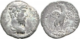 PISIDIA. Antiochia. Lucius Verus, 161-169. 'As' (Bronze, 24 mm, 5.05 g, 6 h). [... L AVRELIO VERVO] Laureate, draped and cuirassed bust of Lucius Veru...