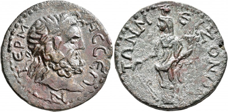 PISIDIA. Termessus Major. Pseudo-autonomous issue. 9 Assaria (?) (Bronze, 31 mm,...