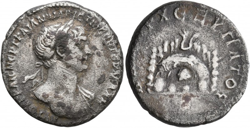 CAPPADOCIA. Caesaraea-Eusebia. Trajan, 98-117. Didrachm (Silver, 21 mm, 6.53 g, ...