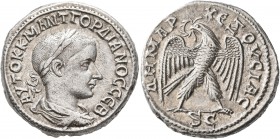 SYRIA, Seleucis and Pieria. Antioch. Gordian III, 238-244. Tetradrachm (Billon, 25 mm, 13.48 g, 7 h), 238-240. ΑΥΤΟΚ Κ Μ ΑΝΤ ΓΟΡΔΙΑΝΟC CЄΒ Laureate, d...