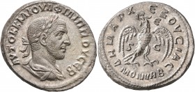 SYRIA, Seleucis and Pieria. Antioch. Philip I, 244-249. Tetradrachm (Billon, 26 mm, 12.19 g, 11 h), Rome mint, for Antioch, 246. AYTOK K M IOYΛ ΦΙΛΙΠΠ...