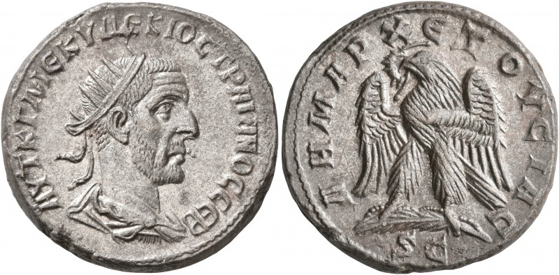 SYRIA, Seleucis and Pieria. Antioch. Trajan Decius, 249-251. Tetradrachm (Billon...