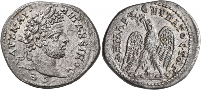 SYRIA, Seleucis and Pieria. Laodicea ad Mare. Caracalla, 198-217. Tetradrachm (S...