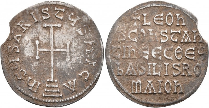 Leo V the Armenian, with Constantine, 813-820. Miliaresion (Silver, 23 mm, 1.84 ...