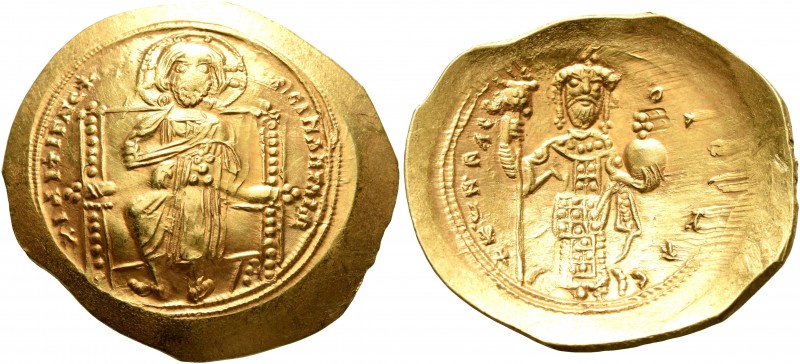 Constantine X Ducas, 1059-1067. Histamenon (Gold, 26 mm, 4.42 g, 5 h), Constanti...