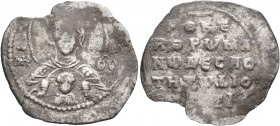 Romanus IV Diogenes, 1068-1071. 2/3 Miliaresion (Silver, 20 mm, 1.22 g, 6 h), Constantinopolis. Bust of the Virgin facing, nimbate and wearing pallium...