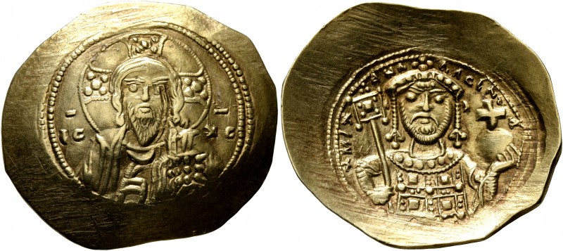 Michael VII Ducas, 1071-1078. Histamenon (Electrum, 28 mm, 4.38 g, 7 h), Constan...