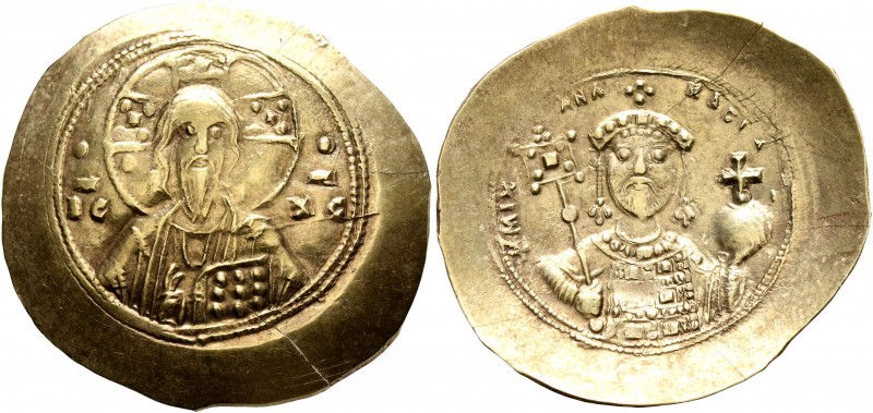 Michael VII Ducas, 1071-1078. Histamenon (Electrum, 28 mm, 4.42 g, 6 h), Constan...