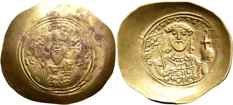 Michael VII Ducas, 1071-1078. Histamenon (Electrum, 30 mm, 4.34 g, 6 h), Constan...