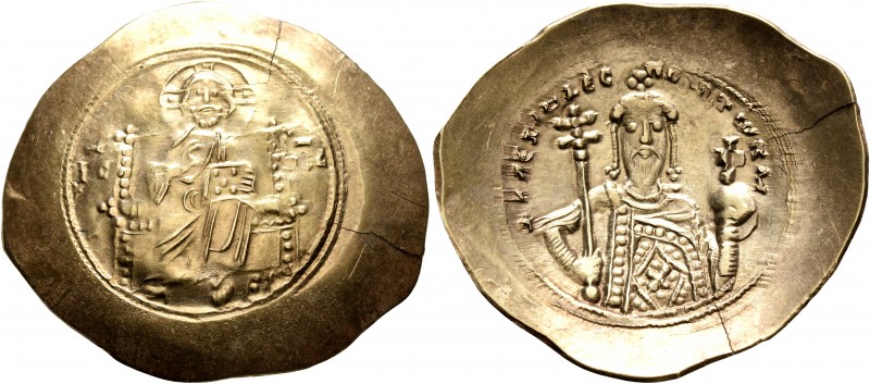 Alexius I Comnenus, 1081-1118. Histamenon (Electrum, 32 mm, 4.34 g, 7 h), Consta...