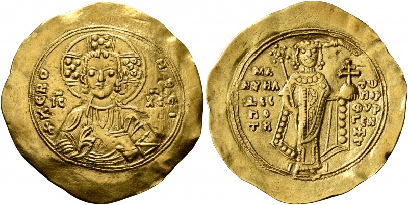 Manuel I Comnenus, 1143-1180. Hyperpyron (Gold, 33 mm, 4.33 g, 6 h), Constantino...