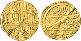 ISLAMIC, Ottoman Empire. Sulayman I Qanuni ('the Lawgiver'), AH 926-974 / AD 1520-1566. Sultani (Gold, 21 mm, 3.47 g, 3 h), Quratuwa (Kratovo), AH 926...