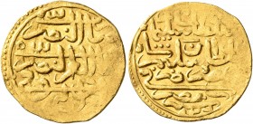 ISLAMIC, Ottoman Empire. Sulayman I Qanuni ('the Lawgiver'), AH 926-974 / AD 1520-1566. Sultani (Gold, 20 mm, 3.56 g, 5 h), Misr, AH 926 = AD 1520. Pe...