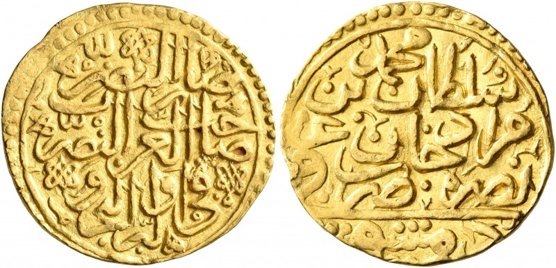 ISLAMIC, Ottoman Empire. Mehmed III, AH 1003-1012 / AD 1595-1603. Sultani (Gold,...