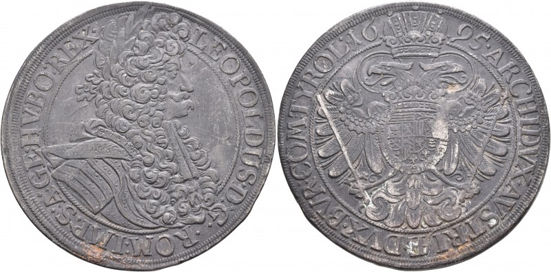 AUSTRIA. Holy Roman Empire. Leopold I, Emperor, 1658-1705. Taler (Silver, 45 mm,...