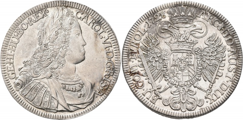 AUSTRIA. Holy Roman Empire. Karl VI, Emperor, 1711-1740. Taler (Silver, 42 mm, 2...