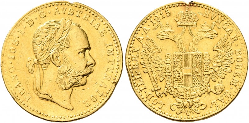 AUSTRIA. Kaisertum Österreich-Ungarn. Franz Josef I, 1867-1916. Ducat (Gold, 20 ...