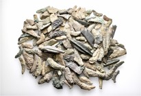 A lot containing 119 bronze coins. All: Olbia dolphins. Fair to fine. LOT SOLD AS IS, NO RETURNS. 119 coins in lot.