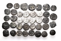 A lot containing 8 silver and 30 bronze coins. All: Nabataea. Fine to very fine. LOT SOLD AS IS, NO RETURNS. 38 coins in lot.