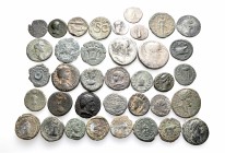 A lot containing 5 silver and 32 bronze coins. All: Roman Provincial. Fine to about very fine. LOT SOLD AS IS, NO RETURNS. 37 coins in lot.


From ...
