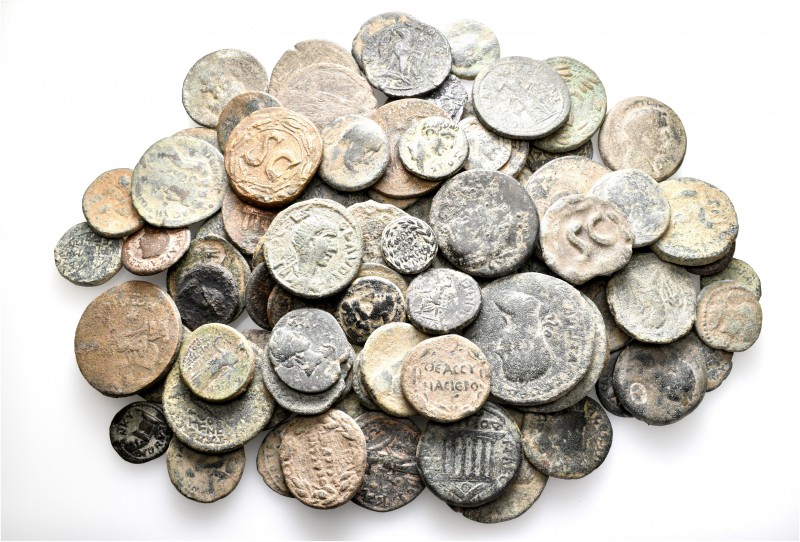 A lot containing 84 bronze coins. All: Roman Provincial. Fine to very fine. LOT ...