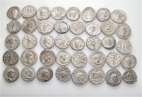 A lot containing 40 silver coins. All: Roman Imperial. About very fine to good very fine. LOT SOLD AS IS, NO RETURNS. 40 coins in lot.


From the o...