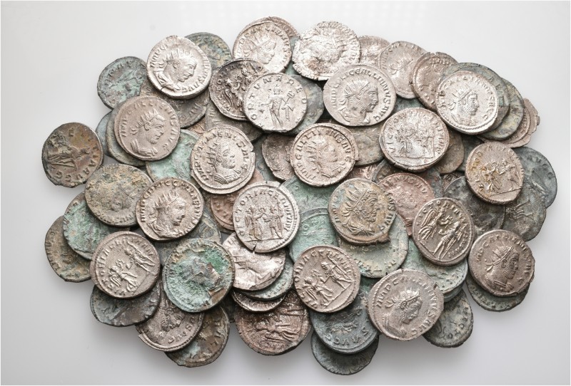 A lot containing 99 silver coins. All: Gallienus. About very fine to good very f...