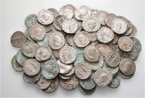 A lot containing 99 silver coins. All: Gallienus. About very fine to good very fine. LOT SOLD AS IS, NO RETURNS. 99 coins in lot.


From the old st...