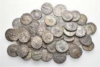 A lot containing 45 bronze coins. All: Claudius II. About very fine to good very fine. LOT SOLD AS IS, NO RETURNS. 45 coins in lot.


From the old ...