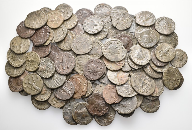 A lot containing 95 bronze coins. All: Claudius II. Fine to very fine. LOT SOLD ...