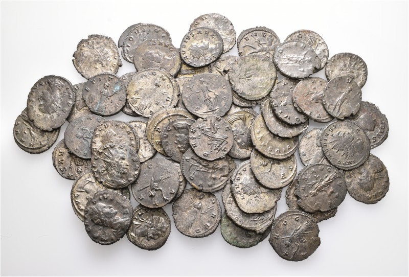 A lot containing 56 bronze coins. All: Claudius II. About very fine to good very...