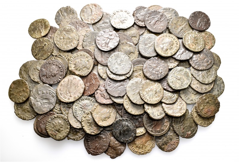 A lot containing 108 bronze coins. All: Claudius II. Fine to very fine. LOT SOLD...