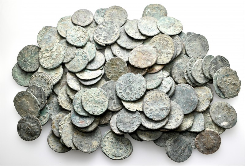 A lot containing 119 bronze coins. Includes: Roman Imperial. Fair to fine. LOT S...