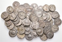 A lot containing 62 bronze coins. All: Aurelian. About very fine to good very fine. LOT SOLD AS IS, NO RETURNS. 62 coins in lot.


From the old sto...