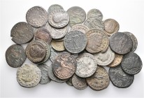 A lot containing 36 bronze coins. All: Tetrarchy. About very fine to good very fine. LOT SOLD AS IS, NO RETURNS. 36 coins in lot.


From the old st...